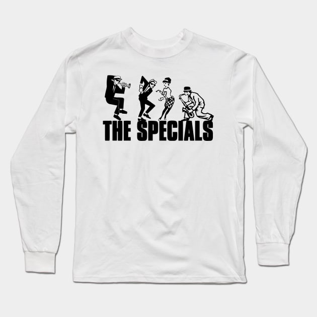 The Specials Band Enjoy Popular With Many Songs Retro The Specials Ska Long Sleeve T-Shirt by morningmarcel